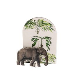 Carte éléphant dans sa jungle