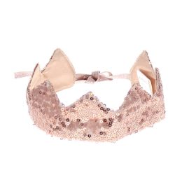 couronne sequins rose