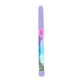 stylo à paillettes violet