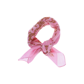 foulard bandana rose enfant