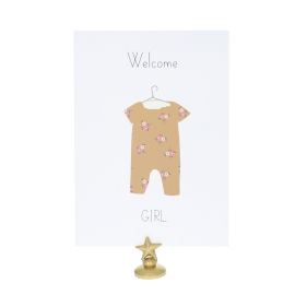 carte naissance bienvenue welcome girl