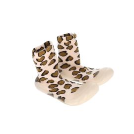 chaussinettes tachetées léopard chaton enfant