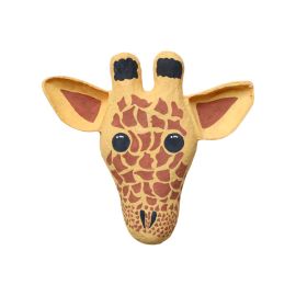 masque en papier maché girafe