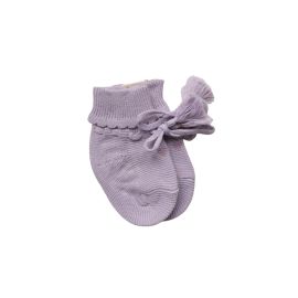 chaussons coton parme 3-6 mois bébé