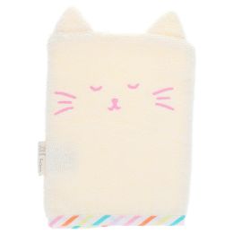 Gant de toilette éponge chat rayé multicolore - Miaou