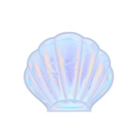 miroir de poche coquillage irisdescent