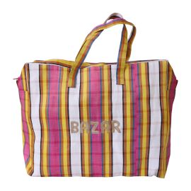 sac de rangement rayé Bazar 