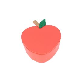 Boîte à goûter en silicone pomme