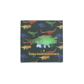 Lot de 8 stickers dinosaures phosphorescents
