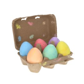 Boîte de 6 craies œufs de couleurs
