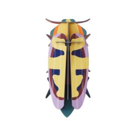 Trophée scarabée multicolore