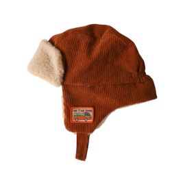 chapka enfant roadtrip velours marron