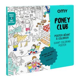 poster géant poney club