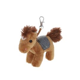 Porte-clés peluche cheval accessoire mode enfant