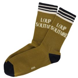 Chaussettes adulte "Loup Solitaire" 41-44