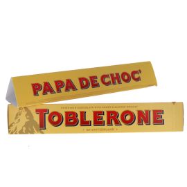 Barre chocolaté toblerone "papa de choc"
