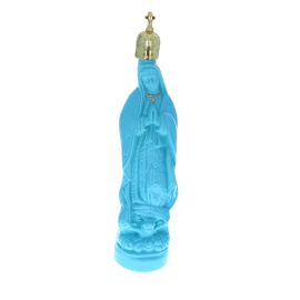 Bouteille Vierge Marie bleue