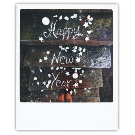 Carte polaroid Happy New Year