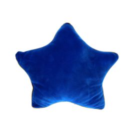 Coussin étoile bleu