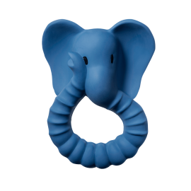 Anneau de dentition éléphant bleu