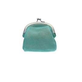 Petit porte-monnaie avec fermoir turquoise