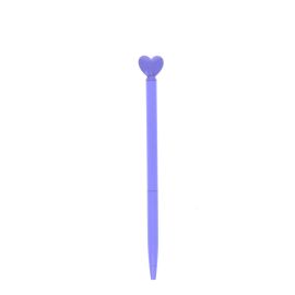 stylo en métal lilas coeur