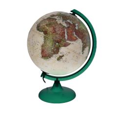globe terrestre lumineux vert