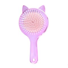 brosse à cheveux rose chat