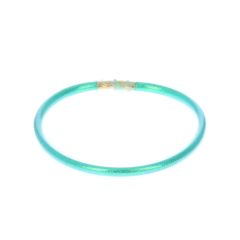 Bracelet paillettes turquoise
