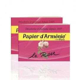 Papier d'Arménie carnet "La rose"