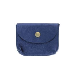 Petit porte carte bleu foncé