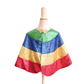 déguisement enfant cape sequins