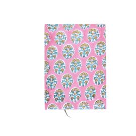 Carnet de notes fleurs rose