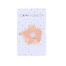 Barrette fleur rose