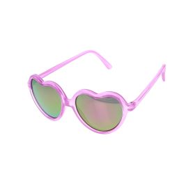 lunettes de soleil coeur rose enfant