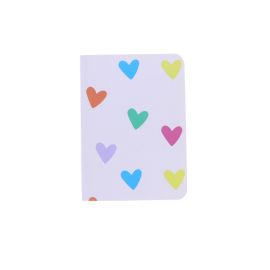 petit carnet motifs multicoeurs