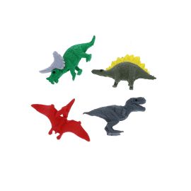 lot de 4 gommes dinosaures