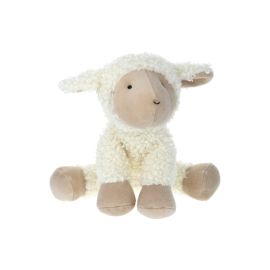 Peluche mouton blanc assis