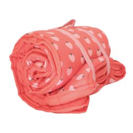 sac de couchage pommes rose