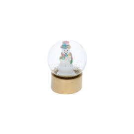 mini boule a neige bonhomme de neige disco