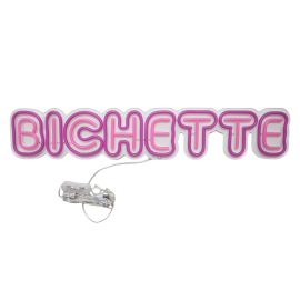 néon LED bichette rose