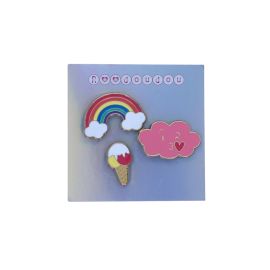 pins arc en ciel nuage glace