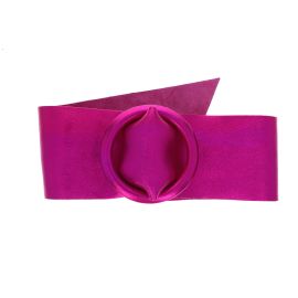 ceinture plate irisé rose fuchsia