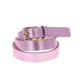 ceinture boucle irisé rose pale