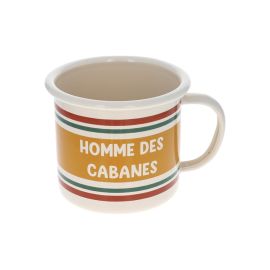 homme des cabanes mug émaillé