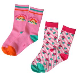 lot de deux paires de chaussettes tulipes Zou Bisou Bisou