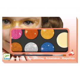 palette maquillage 6 couleurs effet metal