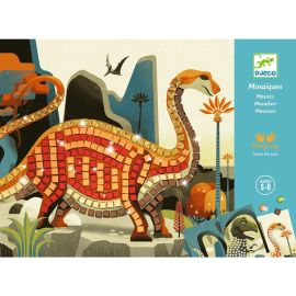 jeu mosaique dinosaure