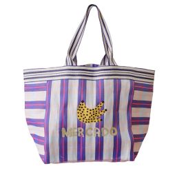 grand sac tote bag tissé inde