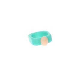 bague pastel enfant mode bleu et rose